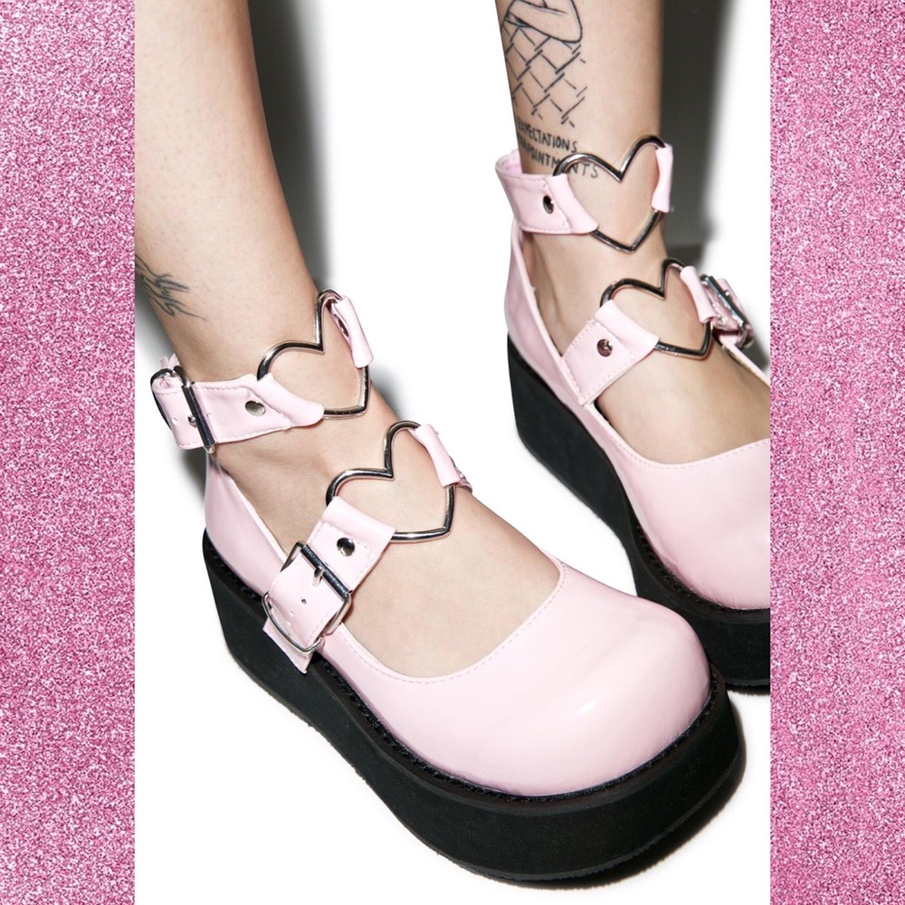 Brand new Demonia Mary Janes platforms